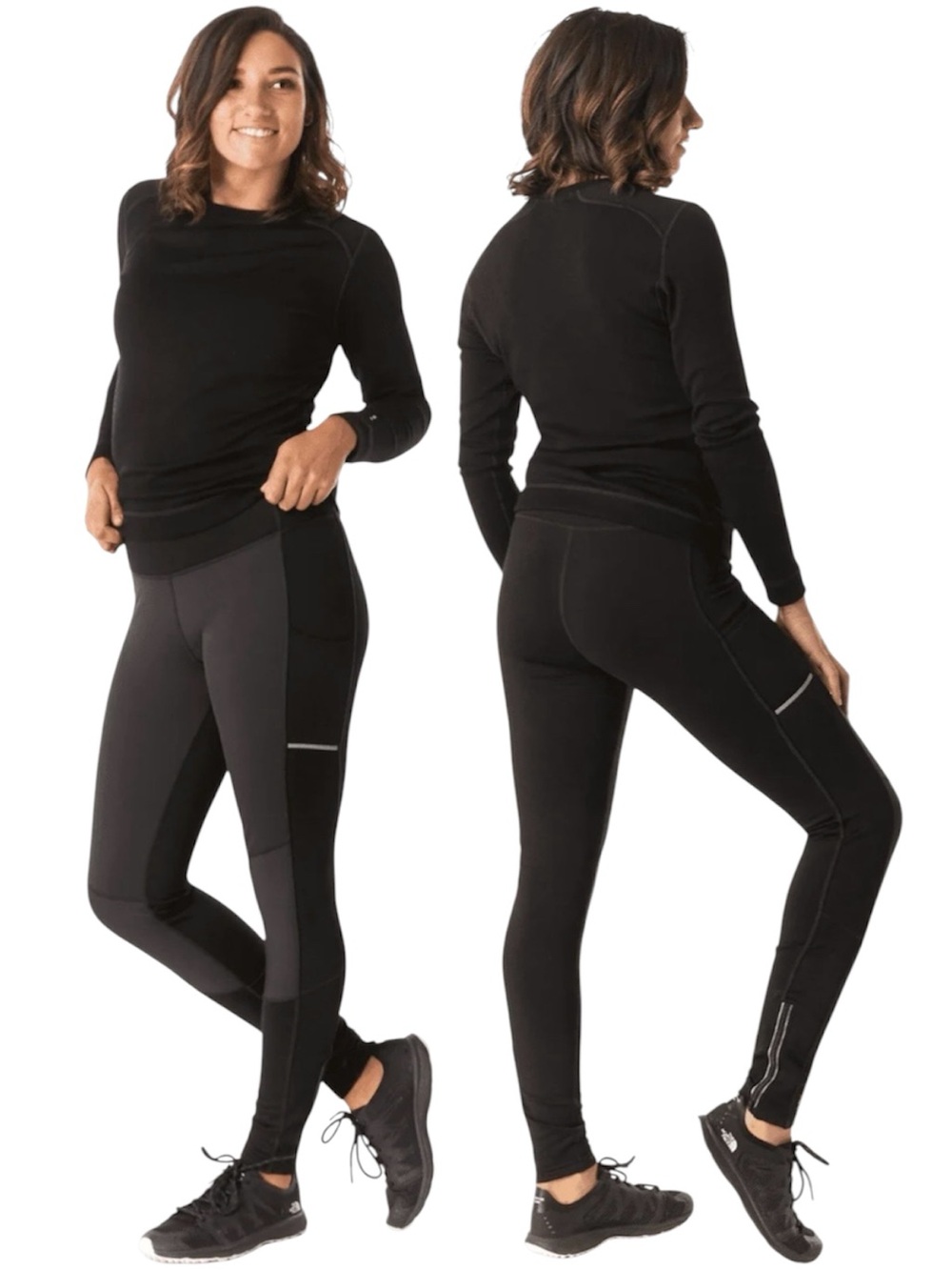 Smartwool Women's Merino Sport Fleece Wind Tight Black S (NWT)